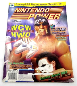 Nintendo Power Magazine Volume 105 February 1998 w/ Warioland 2 Poster - Imagen 1 de 6