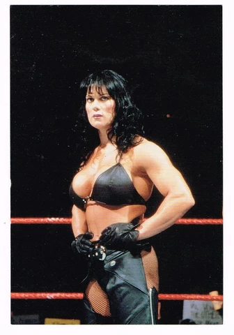 1999 Titan Wrestle mania live postcard #52 Chyna Cover