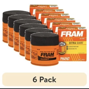 (6 pack) FRAM Extra Guard Oil Filter, PH4967, 10K mile Filter for Lexus, Nissan. - Picture 1 of 1
