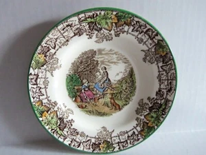 Copeland Spode England Spode's Byron Dog & Ladies 6.5" Plate Vintage - Picture 1 of 6