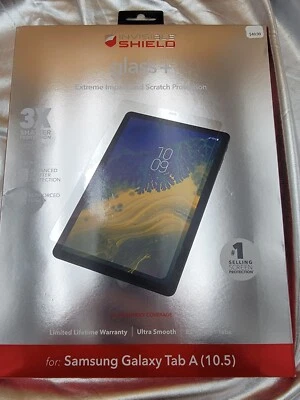 ZAGG Invisible Shield (Glass+) Tempered Glass for Samsung Galaxy Tab A (10.5) - Image 1 of 2