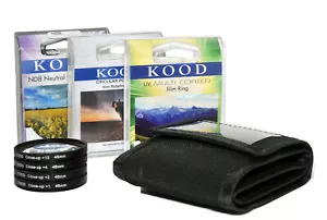 49mm 7 Piece Filter Set Circular Polariser ND8 UV Protection Close Up filter Kit - Picture 1 of 5