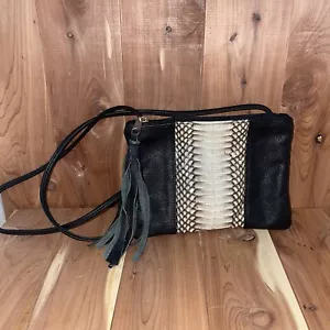 Borsa a tracolla Col De Mar Cobra Belly ITALIANA in pelle, borsa a tracolla 5,5 x 7,5 - Foto 1 di 5