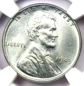 1943-P Lincoln Steel Cent Penny 1C (1943) - Certified NGC MS68 - $3,200 Value - Picture 1 of 7