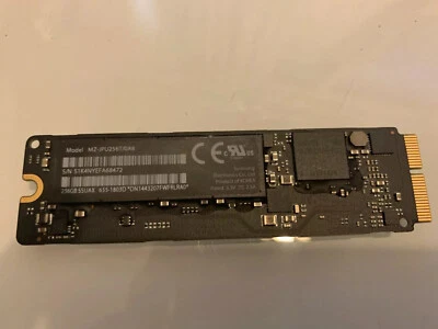 Apple 256GB FLASH SSD für MAC PRO IMAC MACBOOK mit High Sierra und Apps - Bild 1 von 2