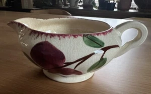 Vintage Blue Ridge Southern Pottery Gravy Sauce Boat Crab Apple Pattern - Picture 1 of 4