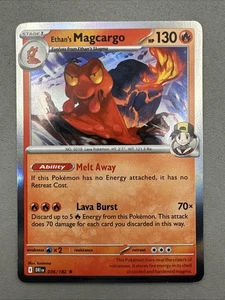 Pokemon TCG * Destined Rivals 036/182 Ethan's Magcargo Rare HOLO * NM FRESH PK - Picture 1 of 4