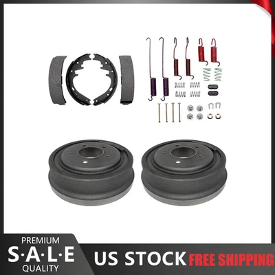 Kit trasero tambores de freno y zapatas de freno herrajes tacos de 12 mm para Ford F-150 1997-2000 Foto 1 de 4