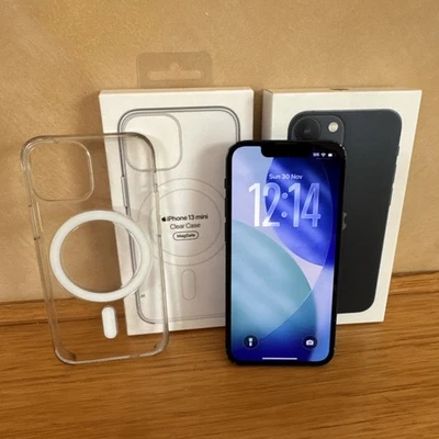 Apple iPhone 13 Mini 128GB Midnight Navy (Unlocked) Genuine OEM MagSafe Used - image 1 of 4