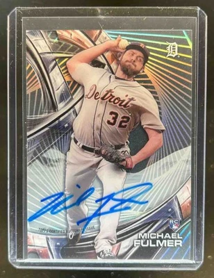 2016 Topps High Tek Michael Fulmer Auto RC Rookie #HT-MF Tigers - Image 1 of 2