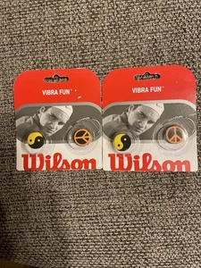WILSON Vibra Fun signo de la paz y amortiguadores de tenis Ying/Yang paquetes de 2. - Imagen 1 de 2