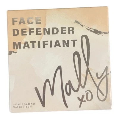 Mally XO Face Defender Matifiant .46 oz 13 g Full Size With Sponge Universal NIB - Image 1 of 4