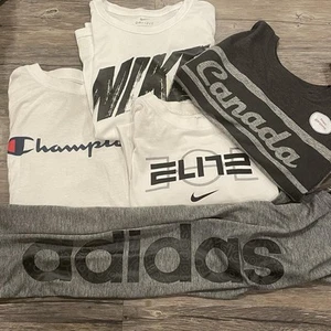 Lot Of Boys Tees - Size Large - 3 Long Sleeve And Two Short - 2 NWT - Picture 1 of 8