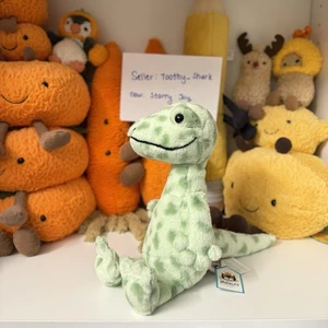 Jellycat Gunner Gecko Nuevo con Etiquetas - Retirado Raro 100% Auténtico Envío Rápido desde EE. UU. - Imagen 1 de 3