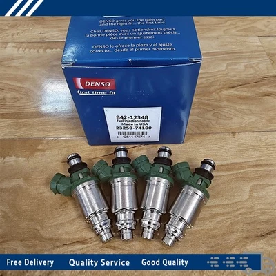 4Pcs Denso 23250-74100 Fuel Injectors For 1992-2000 Toyota Camry 2.0L 2.2L I4 Foto 1 de 4