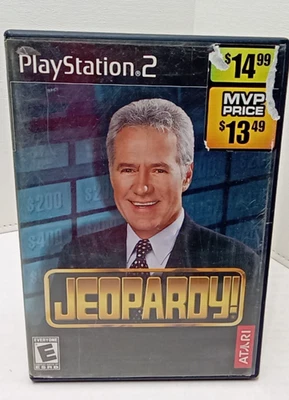 Jeopardy Atari for (Sony PlayStation 2) PS2 Used Complete Manual Case Works  - Image 1 of 4