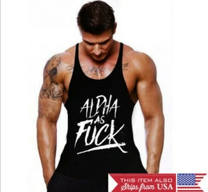 Men's Gym Muscle Sleeveless Tank Top T Shirt Bodybuilding Sport Fitness Vest 600 - Picture 1 of 8
