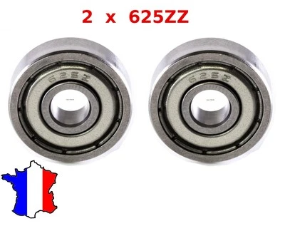 2 x roulement a billes 625zz 5x16x5mm Ball Bearing, 625 zz