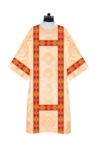 Deacon Dalmatic Vestment with Ornate braided Orphrey | Church Attire - Picture 1 of 1