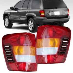 2X Cubierta de lámpara de freno de luz trasera para Jeep Grand Cherokee 2001 2002-2005 - Imagen 1 de 6