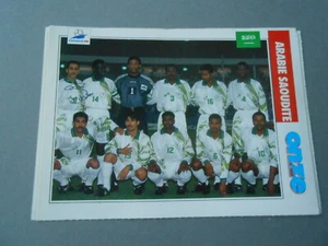 AUTOGRAPHE FOOTBALL D'UN JOUEUR EQUIPE ARABIE SAOUDITE SUR FICHE ONZE - Foto 1 di 1