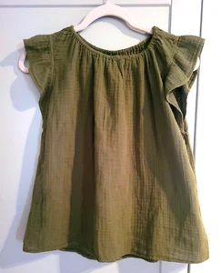 Graham & Spencer for Velvet- Cactus Cotton Flutter Sleeve Top- XS - Picture 1 of 4