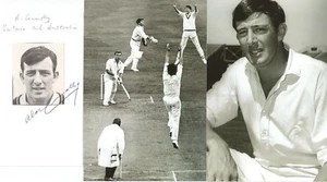 AUSTRALIA CRICKET* TARJETA BLANCA FIRMADA POR ALAN CONNOLLY 5x3 + 2 fotos sin firmar + certificado de autenticidad - Imagen 1 de 1