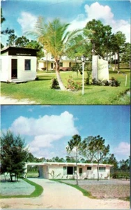 Postal de colección FL Florida Gardens Lake Worth Florida comunidad de jubilación sin publicar - Imagen 1 de 2