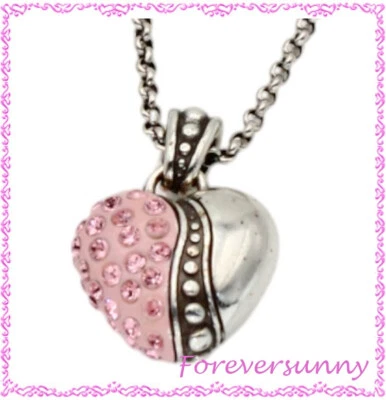 Брайтон La Vie розовый сердце подвеска ожерелье читать - Изображение 1 из 4
