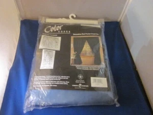 New Corona Curtain 1 Pair Rod Pocket Draperies 84" x 84" NIP  COPEN BLUE CHINTZ - Picture 1 of 7