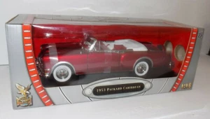 1953 Packard Caribbean Red 1/18 Diecast Model Car by Road Signature 92798 NIB - Picture 1 of 3