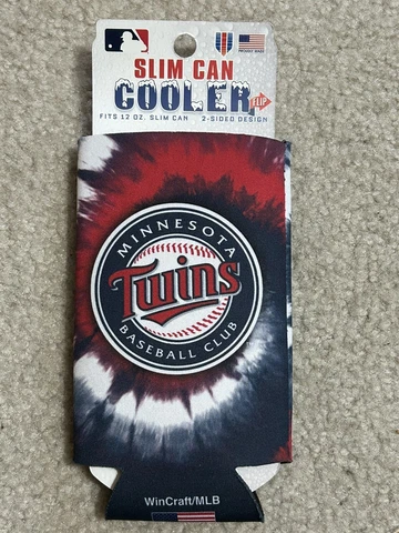 Minnesota Twins Baseball Slim Can Cooler 12oz Koozie New Cover