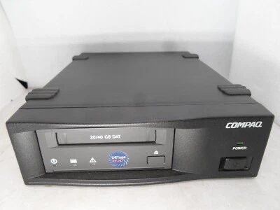 HP Compaq SCSI External DDS4 DAT40 Tape Drive 153620-002 159608-002 3R-A3787-AA - Image 1 of 3