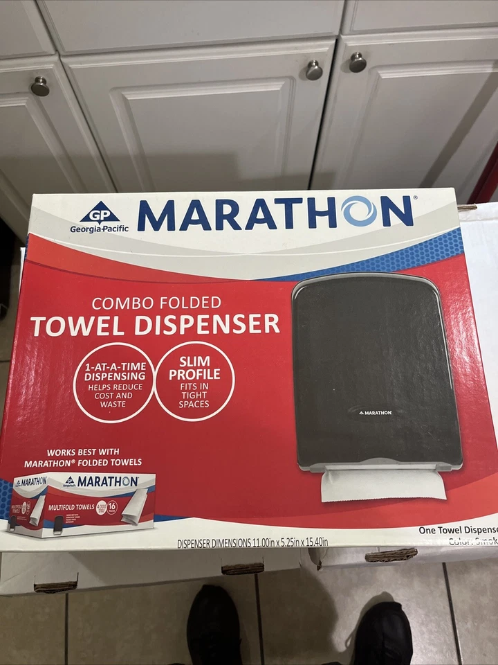 Marathon Combo Folded Towel Dispenser 313 Towel Capacity 6402001