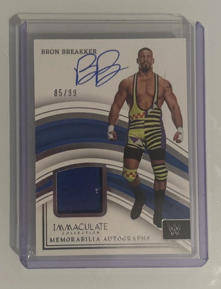 2023 Panini Immaculate WWE #MA-BBK Bron Breakker Memorabilia Autographs #85/99 - Image 1 of 2