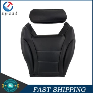 For 2015-2021 Mercedes Benz C300 Black Driver Side Bottom Leather Seat Cover - Picture 1 of 15