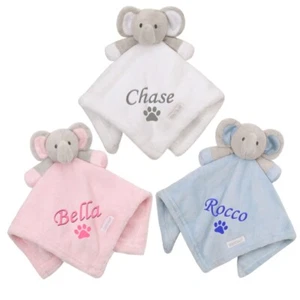 Personalised Pet Name comforter Dog Puppy Scent Kitten Cat Bed blanket Paw Toy - Picture 1 of 10