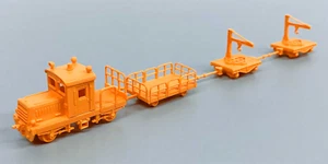 Kit de locomotora diésel y 3 cargas para mantenimiento de pista N Scale Greenmax 2529 - Imagen 1 de 12