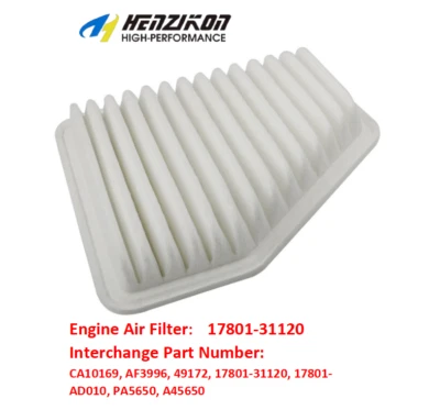 Engine Air Filter For 2006 - 2012 TOYOTA RAV4 2.4L 2.5L 3.5L17801-31120 CA10169 - Image 1 of 4
