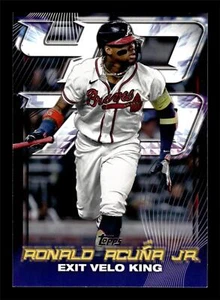 2024 Topps Serie 2 RONALD ACUNA JR. 40/70 SALIDA VELO KING RAJ-13 SSP - Imagen 1 de 2