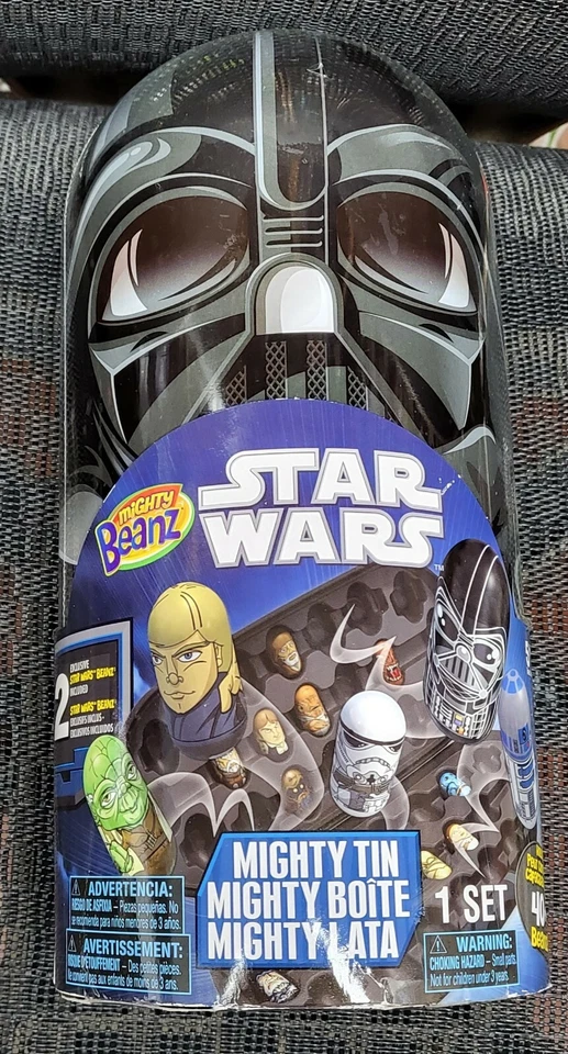 Star wars Mighty Beanz Darth Vader Tin Case With 2 Exclusive Star Wars Beanz - Image 1 of 4