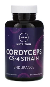 MRM Nutrition Cordyceps CS-4 Strain - 60 VEGAN Capsules, Endurance Metabolism UK - Picture 1 of 2