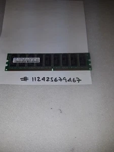 SAMSUNG 1GB WORKSTATION DDR DDR1 PC2700 333MHZ 333 184PIN DIMM ECC 2RX8 - Picture 1 of 1