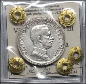 Königreich Italien Vittorio Emanuele III 2 Lire 1916 SPL Italienische Silbermünzen - Bild 1 von 4