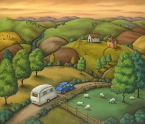 Paul Horton | The Open Road | Mounted & Framed | Limited Edition Giclee Print - Picture 1 of 7