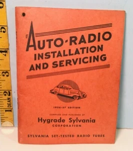 1936 Auto-Radio Install & Service Book Hygrade Sylvania Corp. - Picture 1 of 6