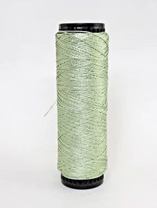 Kreinik Metallic Thread for Stitching Green Cord (Meadow) #087C 1/16 Ribbon 280M - Picture 1 of 4