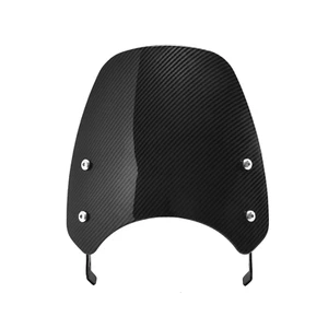 Motorcycle Carbon Windscreen Windshield Ducati Scrambler 400 800 2015-2020 - Picture 1 of 6