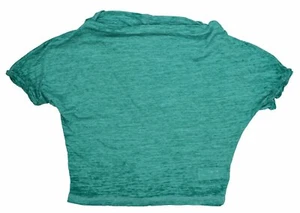 Free People Astrid Heathered Off-Shoulder Short Sleeve T-Shirt S NWT Palm - Picture 1 of 1