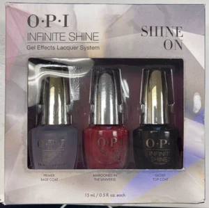 OPI Infinite Shine On HOLIDAY SET: Base + Top + XHR G26 Marooned In The Universe - Picture 1 of 2